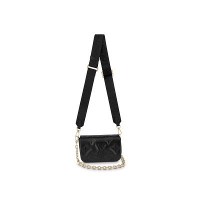 LOUIS VUITTON WALLET ON STRAP BUBBLEGRAM M81398 (20*12*6cm)